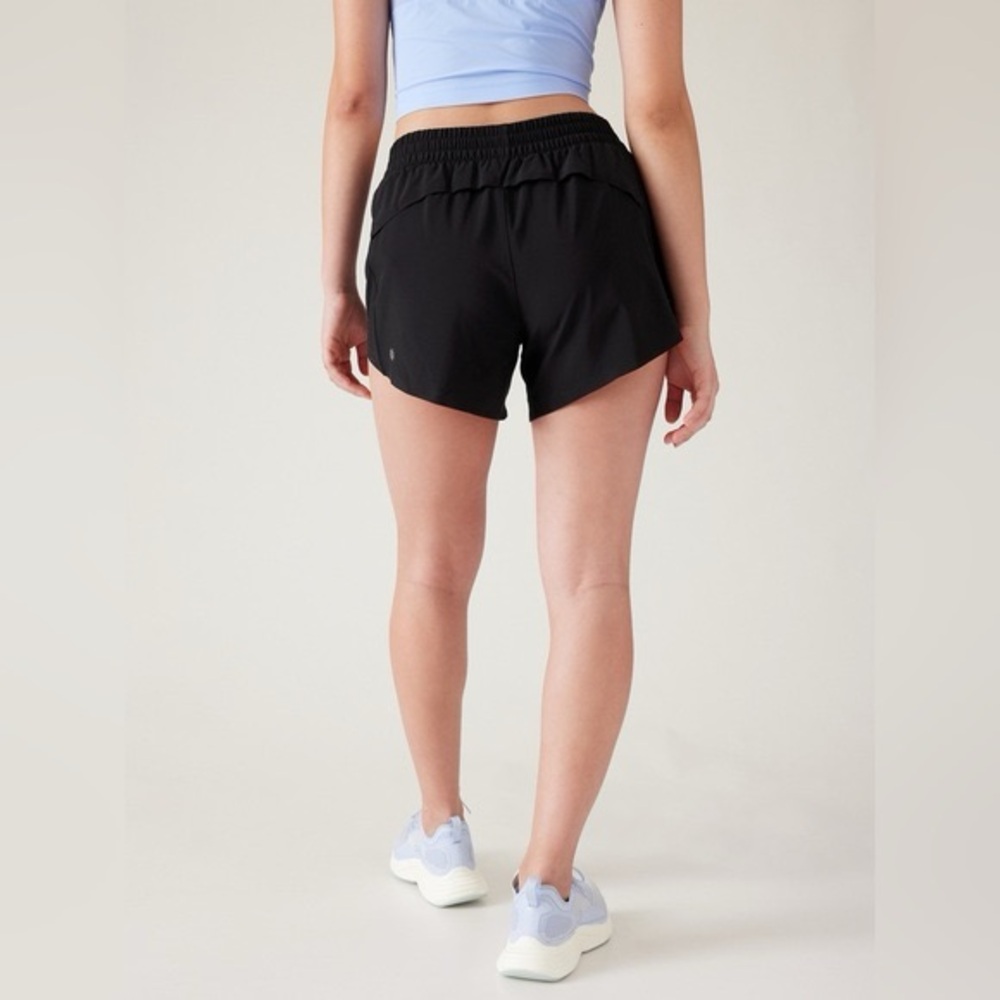Athleta Hustle 3” Shorts Athleisure Black Womens Size 1X - Picture 2 of 7